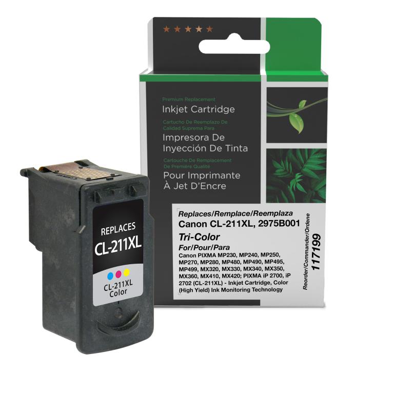 High Yield Color Ink Cartridge for Canon CL-211XL (2975B001)