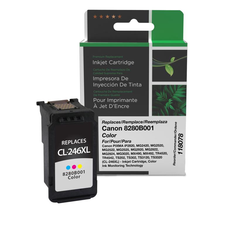 High Yield Color Ink Cartridge for Canon CL-246XL (8280B001)