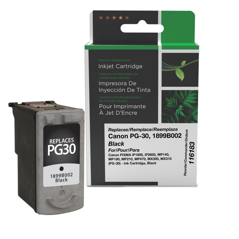 Black Ink Cartridge for Canon PG-30 (1899B002)