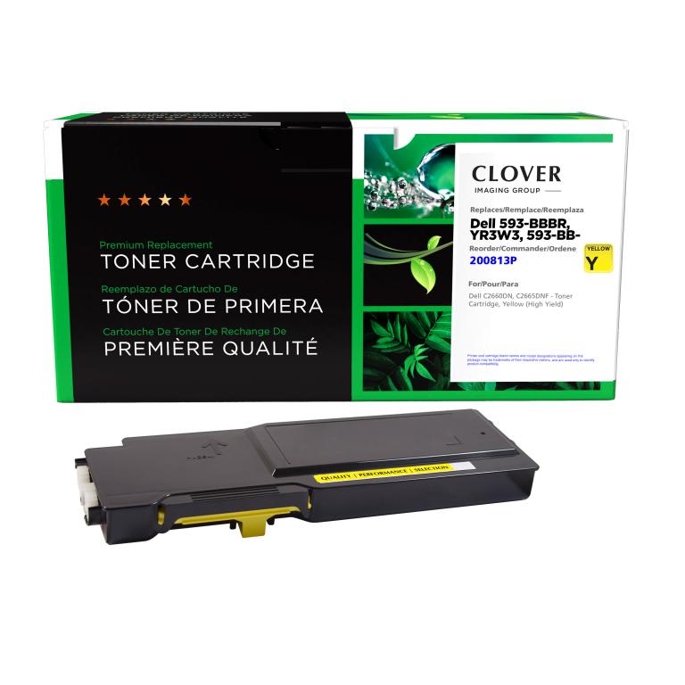 High Yield Yellow Toner Cartridge for Dell C2660