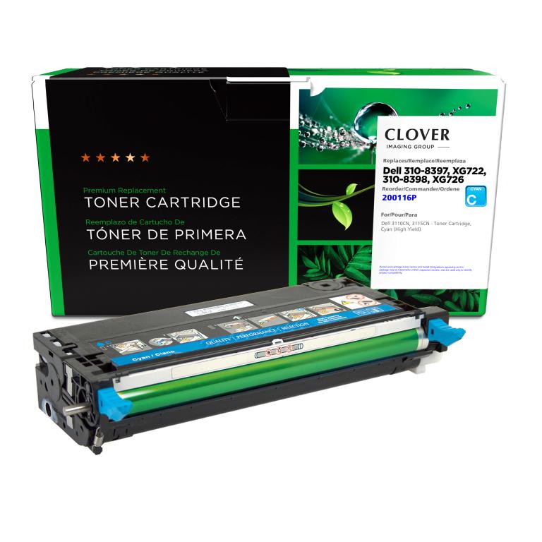 High Yield Cyan Toner Cartridge for Dell 3110/3115