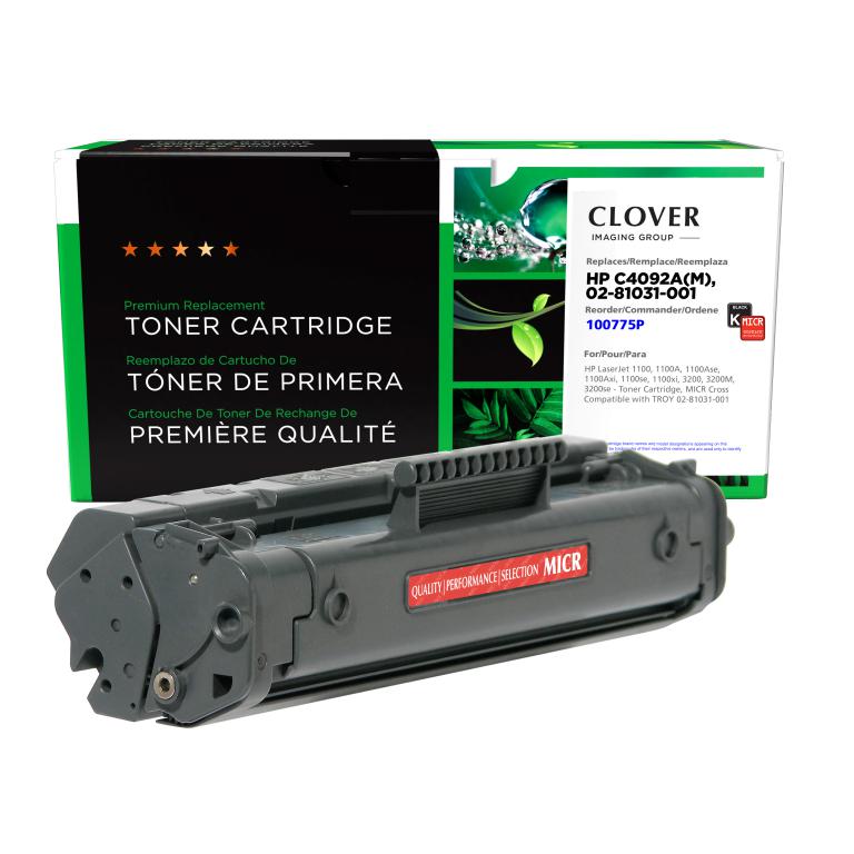 MICR Toner Cartridge for HP C4092A, TROY 02-81031-001