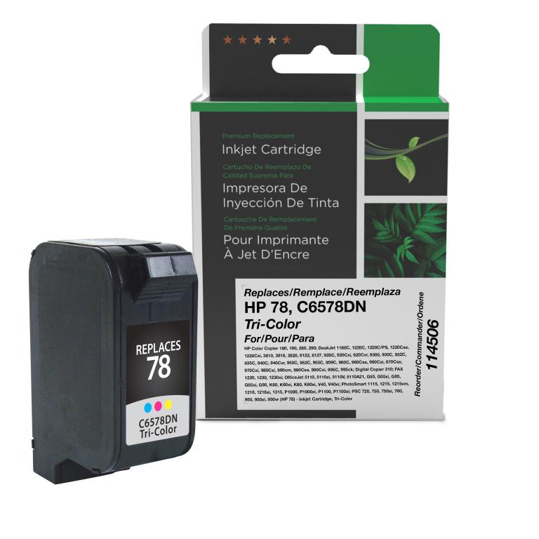 Tri-Color Ink Cartridge for HP 78 (C6578DN)