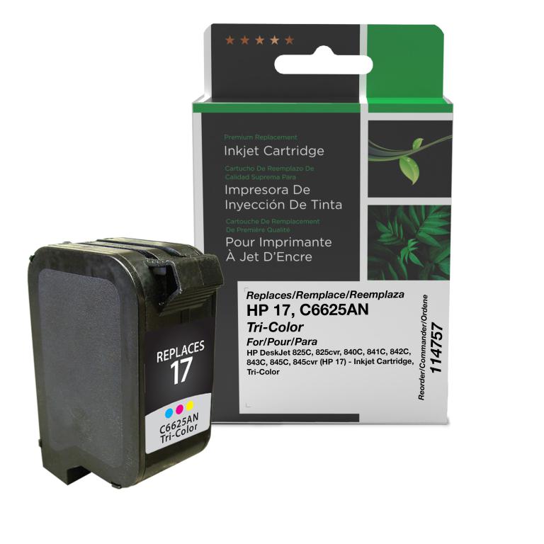 Tri-Color Ink Cartridge for HP 17 (C6625AN)