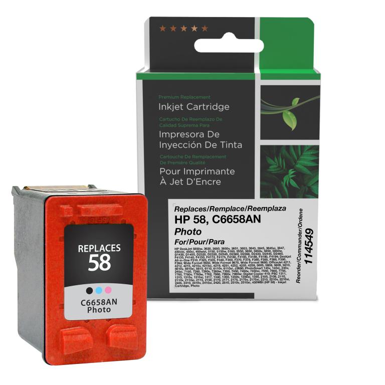 Photo Ink Cartridge for HP 58 (C6658AN)