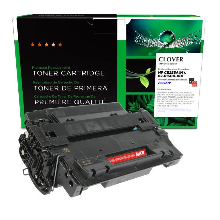 MICR Toner Cartridge for HP CE255A, TROY 02-81600-001