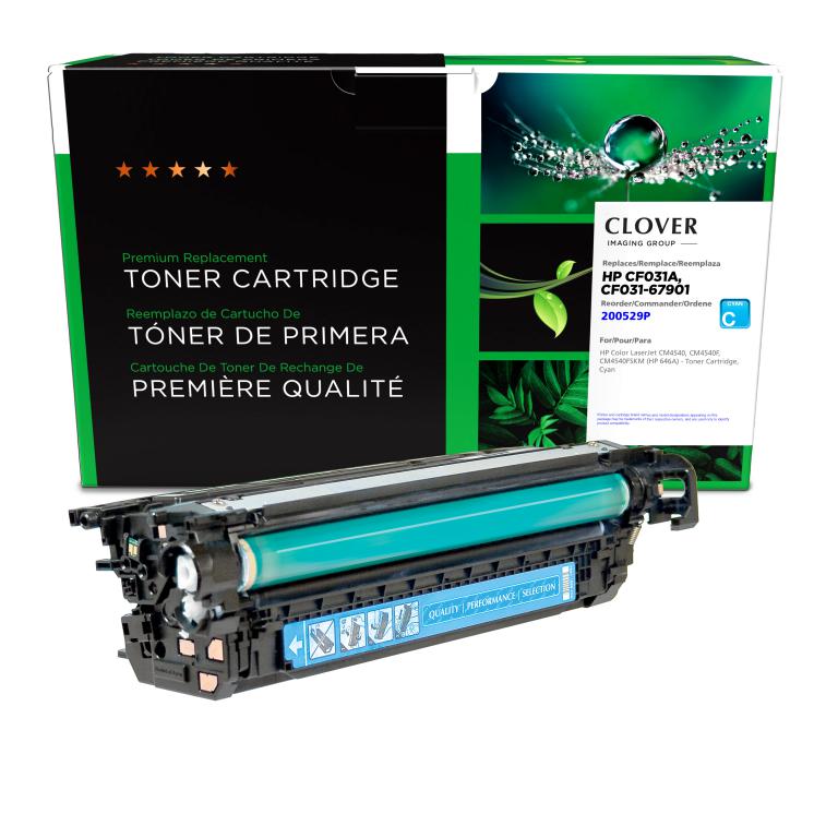 Cyan Toner Cartridge for HP 646A (CF031A)