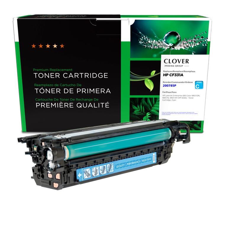 Cyan Toner Cartridge for HP 654A (CF331A)