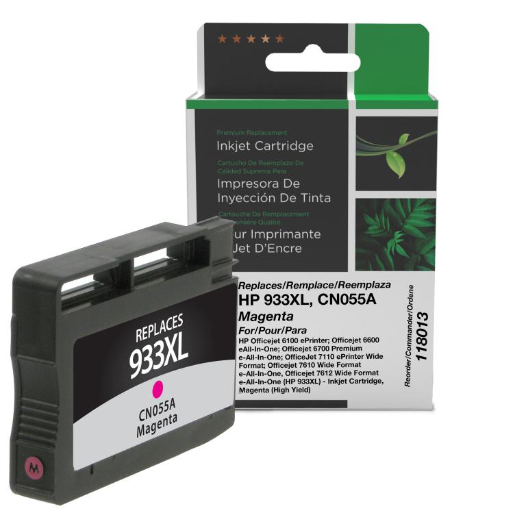High Yield Magenta Ink Cartridge for HP 933XL (CN055A)