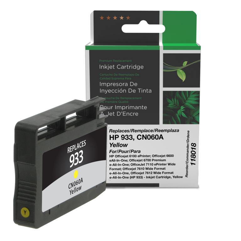Yellow Ink Cartridge for HP 933 (CN060A)