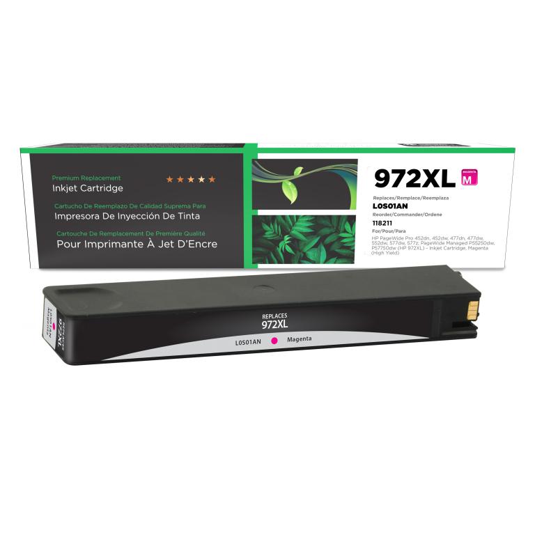 High Yield Magenta Ink Cartridge for HP 972XL (L0S01AN)
