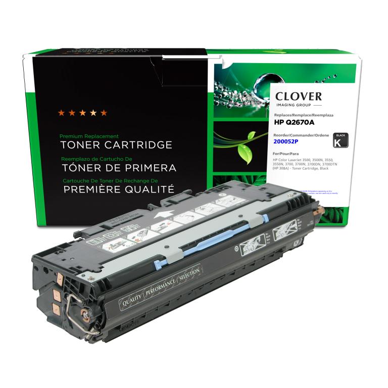 Black Toner Cartridge for HP 308A (Q2670A)