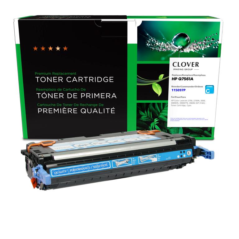 Cyan Toner Cartridge for HP 314A (Q7561A)