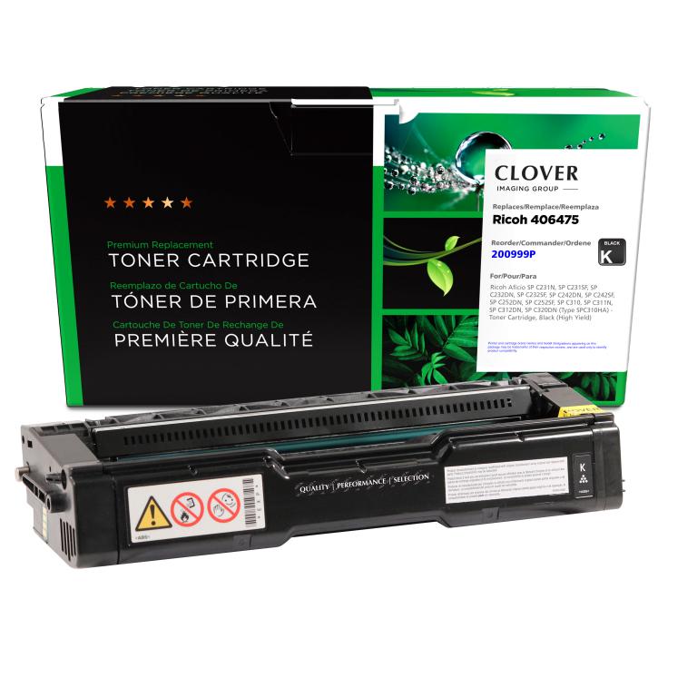 High Yield Black Toner Cartridge for Ricoh 406475